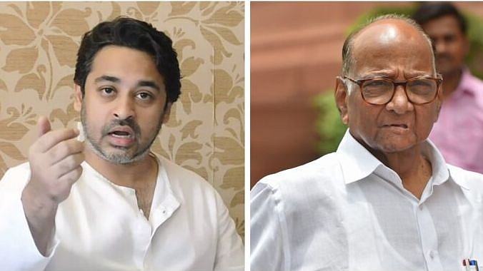 nilesh rane on sharad pawar of news maharashtra govt