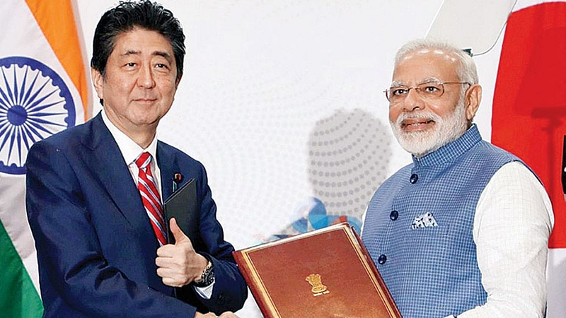 Shinzo Abe Narendra Modi