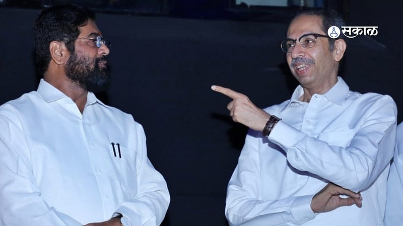 Eknath Shinde Uddhav Thackeray