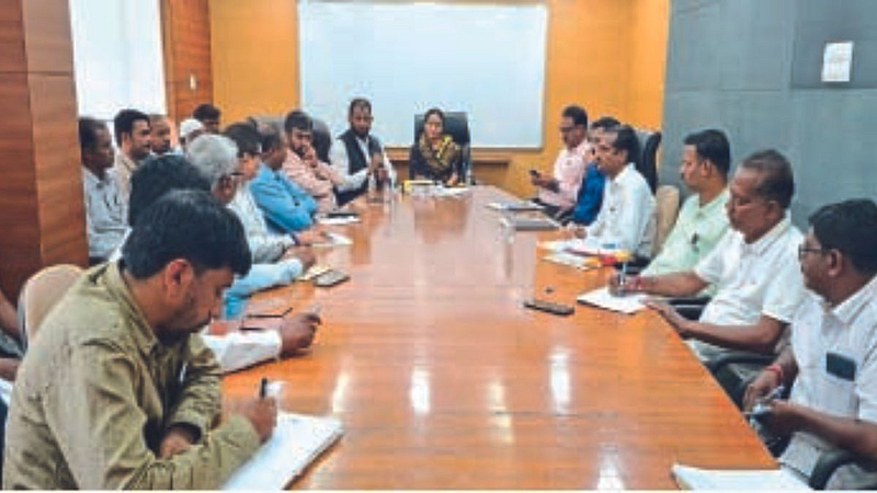 Emergency Management Meeting at Nanded Municipal Corporation