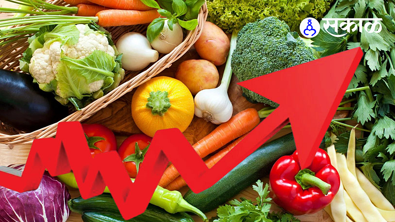 Vegetables price hike latest marathi news