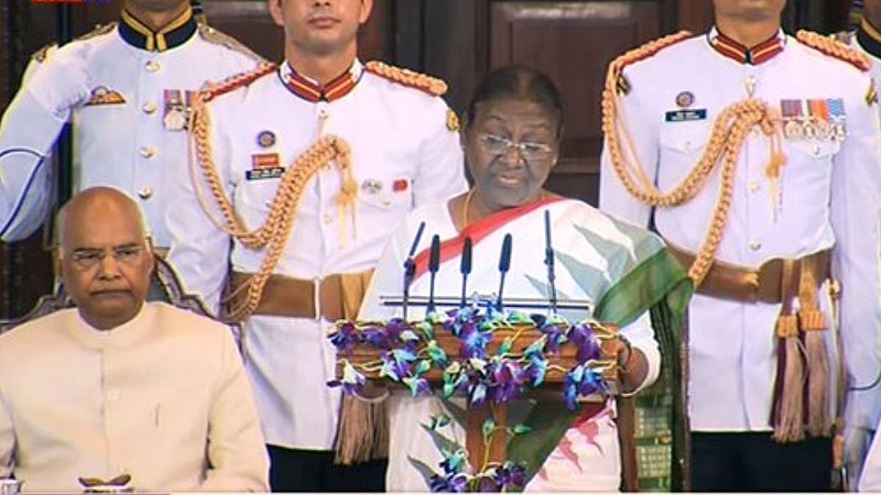 Droupadi Murmu Sworn in as president