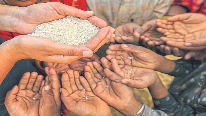 Problem of hunger is rampant all over the world