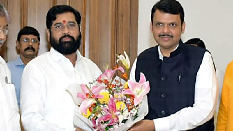 मुख्यमंत्री एकनाथ शिंदे आणि उपमुख्यमंत्री देवेंद्र फडणवीस