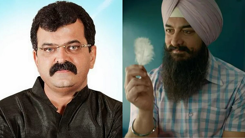 jitendra awhad tweeted to support lal singh chaddha and criticize the kashmir files