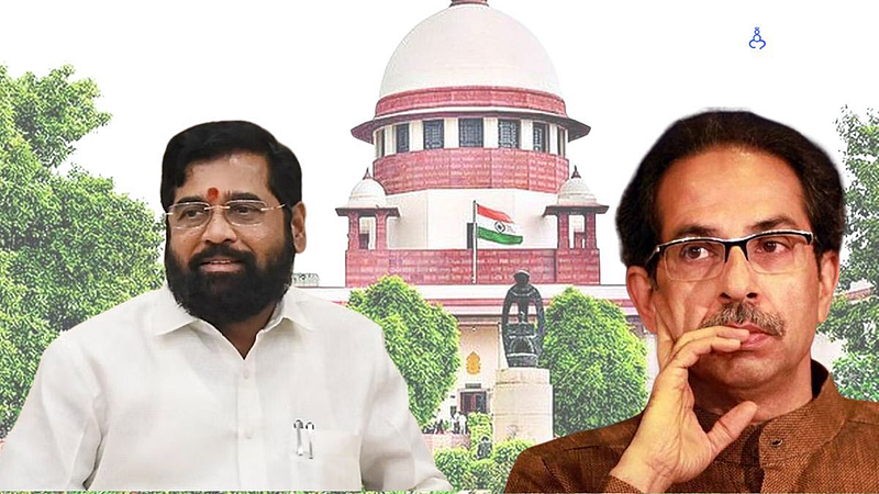 Eknath shinde uddhav Thackeray supreme court hearing cji shiv sena