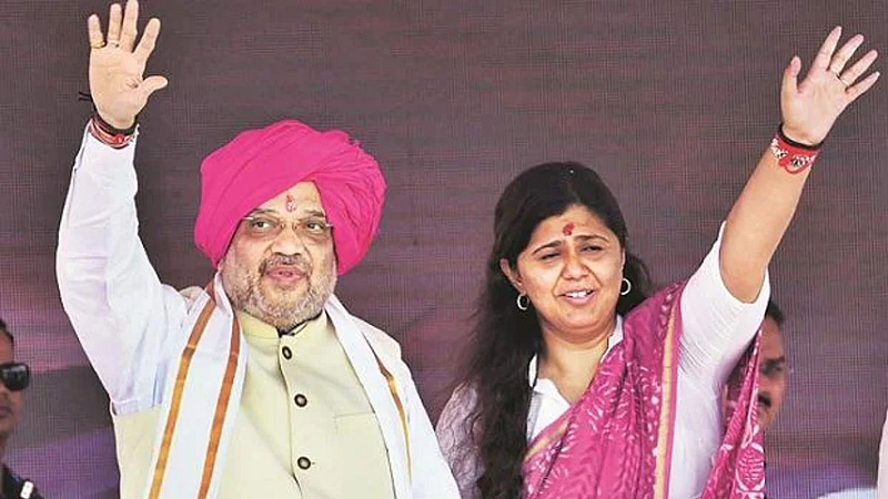Pankaja Munde & Amit Shah