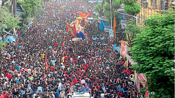 Ganesh Chaturthi 2022 Grand arrival of Chintamani of Chintapokli mumbai