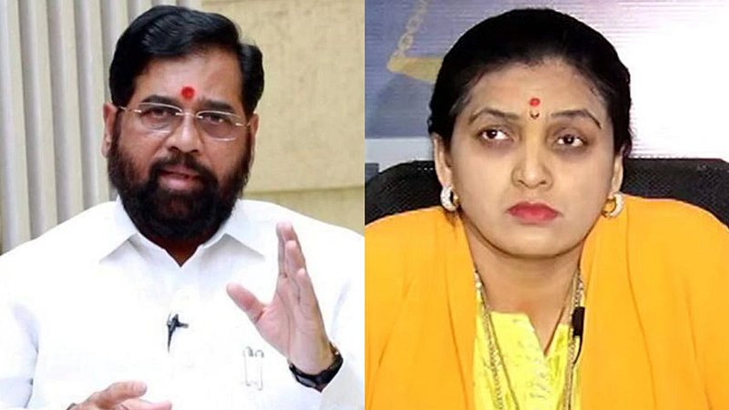 Rupali Patil-Thombare vs CM Eknath Shinde