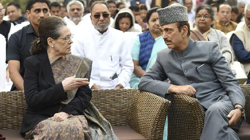 Gulam Nabi Azad & Sonia Gandhi