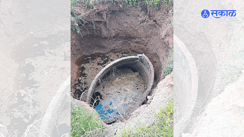 Vithewadi (Tat. Devla): A well on the bank of the river that was damaged due to the flood of Girna river.