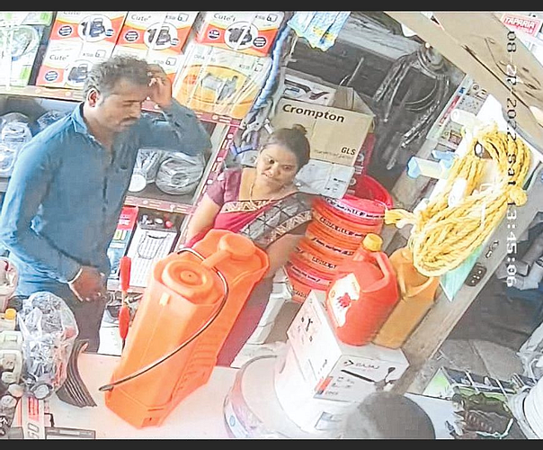 Bunty bubbley's image captured in CCTV footage