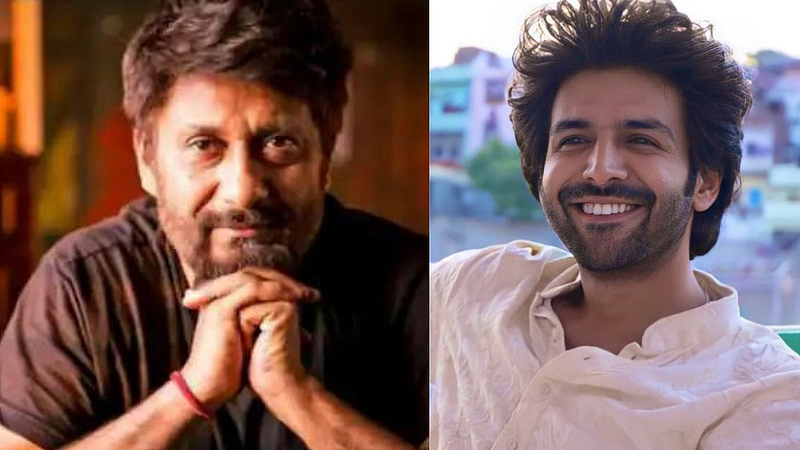 Vivek Agnihotri post for kartik Aaryan, share a selfie with kartik
