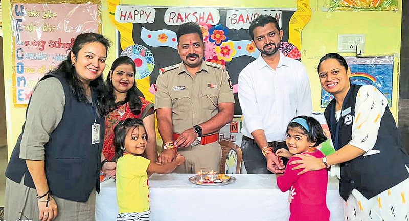 इचलकरंजी परिसरात रक्षाबंधन उत्साहात