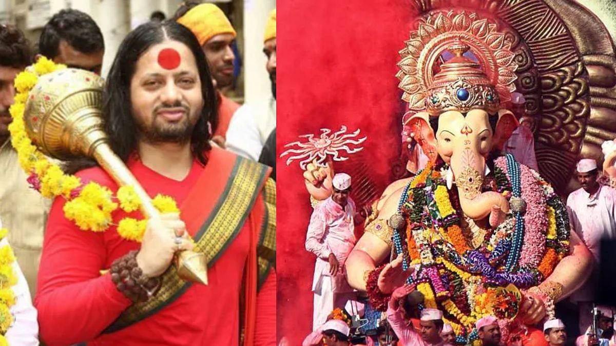 Kalicharan Maharaj : गणपतीसमोर चित्रपटाची गाणी कसली लावता? कालीचरण ...