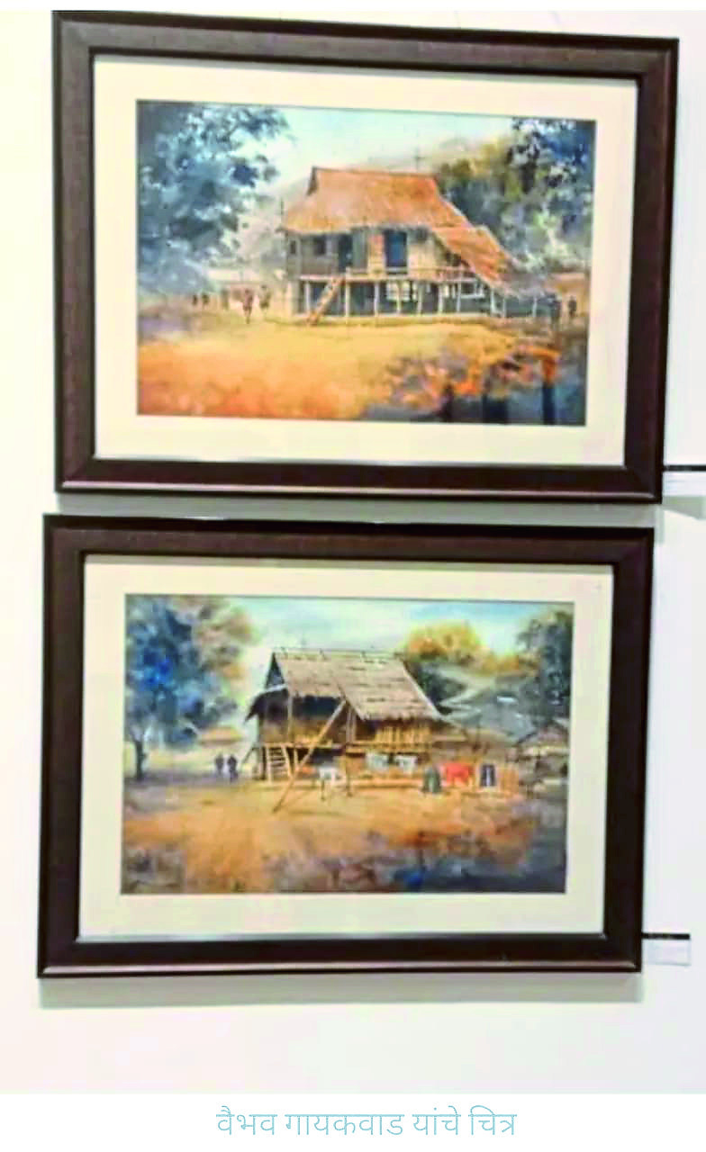 जहांगीर आर्ट गॅलरीत चोरीच्या चित्रांचे प्रदर्शन.