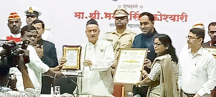 जांभूळ-सांगवी ग्रुपला
स्मार्ट ग्राम पुरस्कार