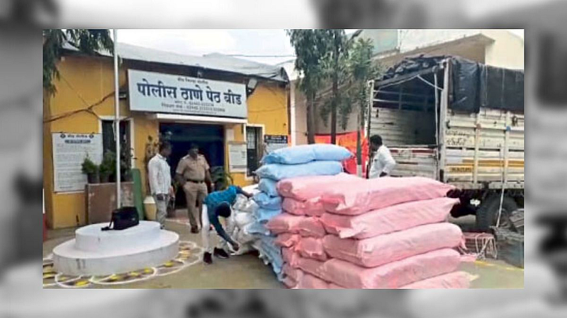 beed illegal business Accused absconding from local police