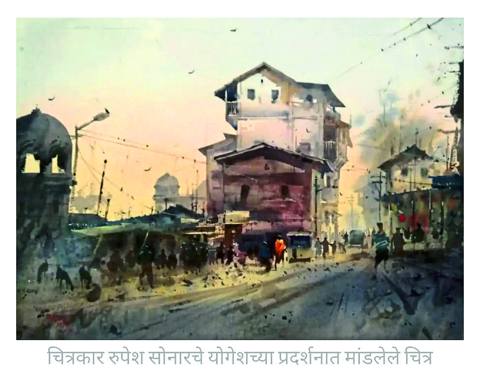 जहांगीर आर्ट गॅलरीत चोरीच्या चित्रांचे प्रदर्शन.