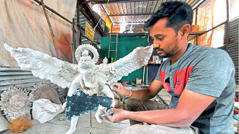 Kolhapur Ganesh festival idols demand increased
