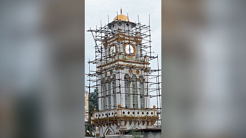 Aurangabad Shahaganj area historical tower clock started
