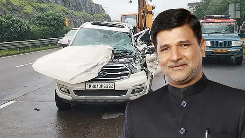 Vinayak Mete Accident News