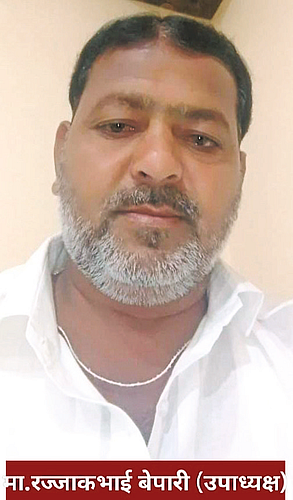 बेपारी समाज्याच्या अध्यक्षपदी शाबिरभाई बेपारी