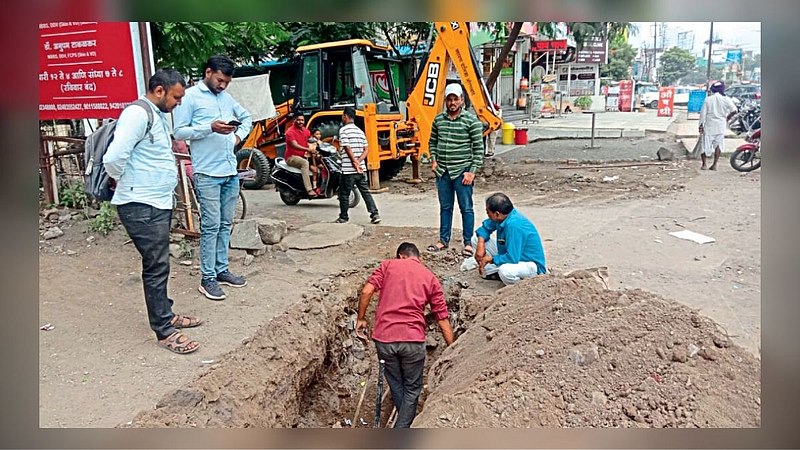 Aurangabad Municipality Fine Against Illegal Water Tap
