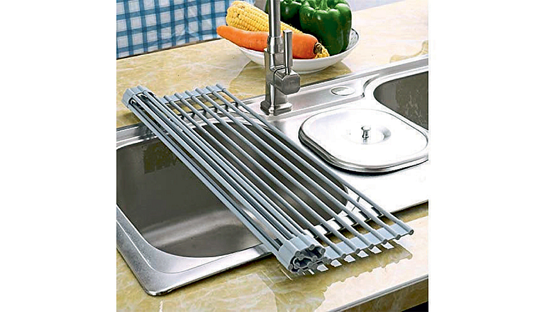 sink dish drying rack