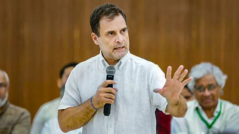 Congress Rally: मित्रों...राहुल गांधीनी मोदींची केली नक्कल, ट्विट व्हायरल