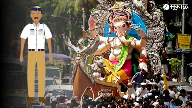 Ganeshotsav 2022 akola traffic police