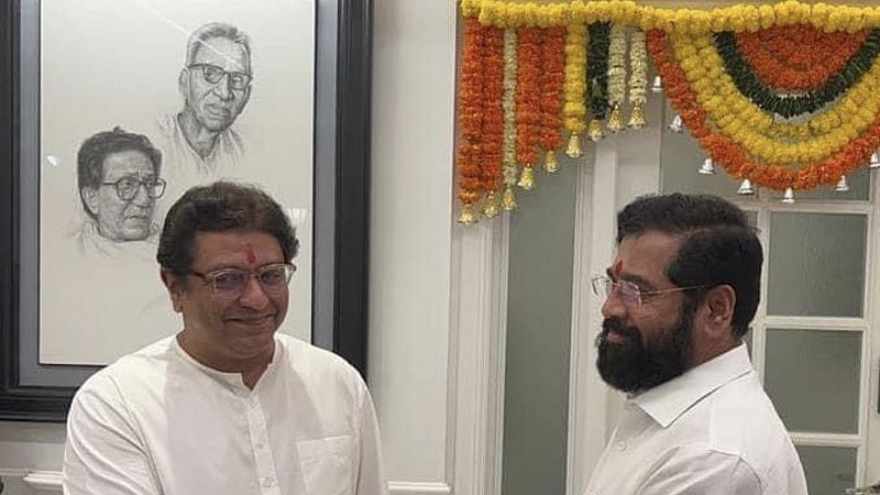 EKnath Shinde Raj Thackeray