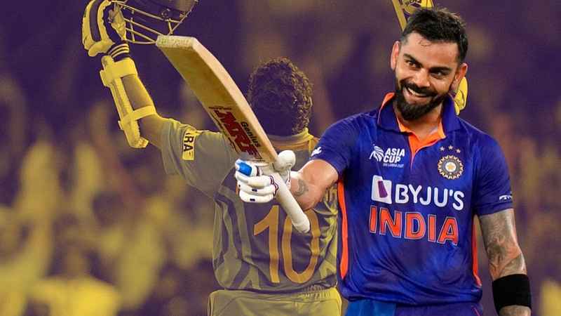 Virat Kohli 71st International Century Sachin Tendulkar
