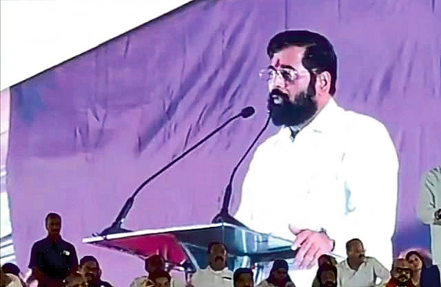 Chief Minister Eknath Shinde. Speaking at a meeting held Muktainagar on Tuesday,