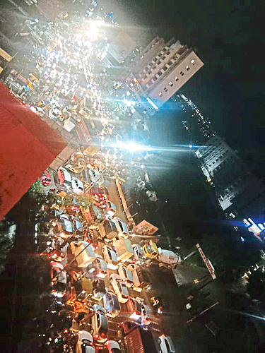 विनोदे नगर ते हिंजवडी लक्ष्मी चौकात ‘मेगाब्लॉक’