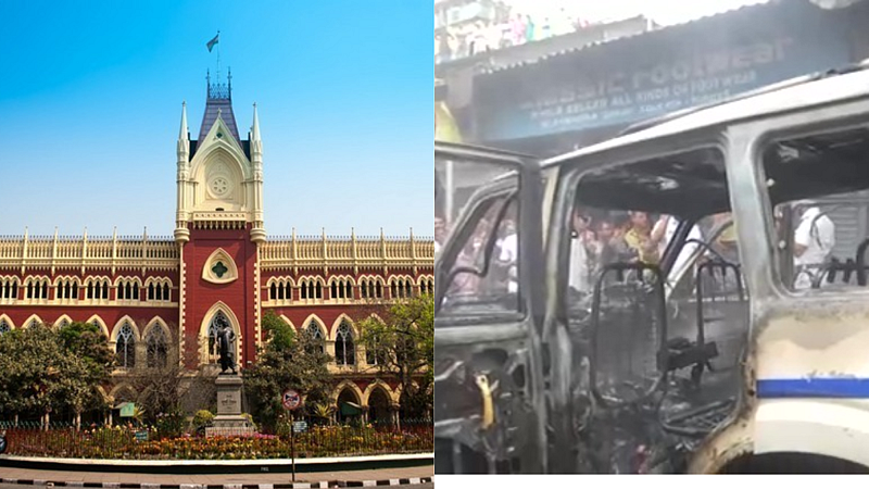 West Bengal BJP nabanna abhiyan clashes between bjp workers police calcutta high court sought a report