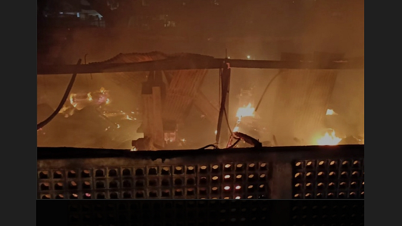 Fire in Saw Mill
