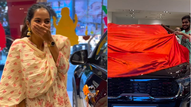 actress titeeksha tawde shared video she buy a new car