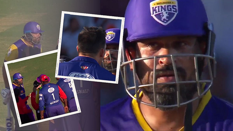 Yusuf Pathan-Mitchell Johnson Fight