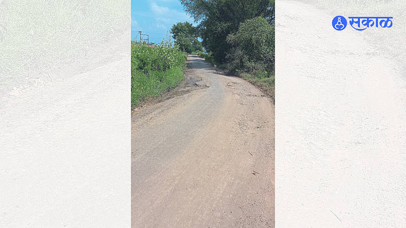 The deplorable state of Nampur road.