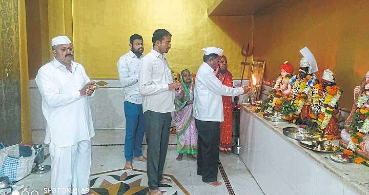 रावेतला काकडा आरतीमुळे
भक्तिमय वातावरण