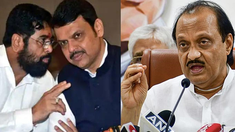 Ajit Pawar, Devendra Fadnavis and Eknath Shinde