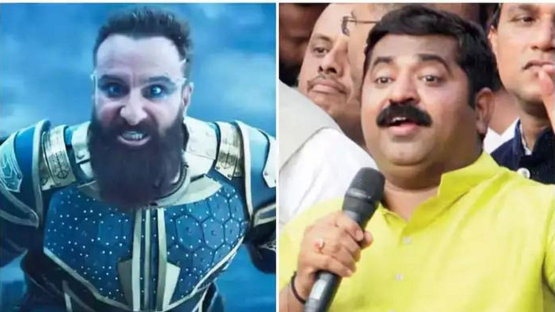 Adipurush Controversy, Bjp MLA Ram Kadam threatens,not allow saif ali khan's movie Adipurush to release in Maharashtra