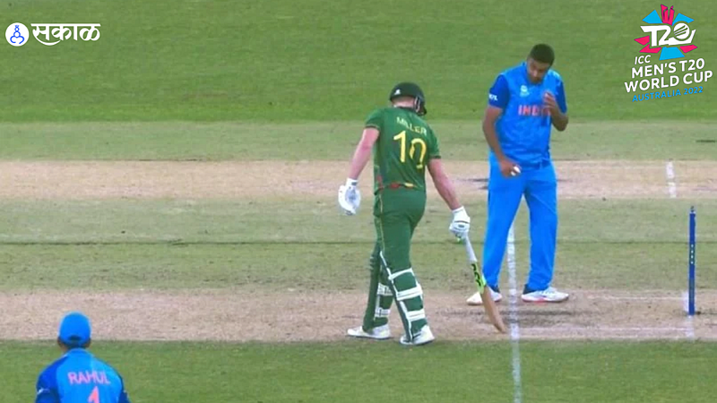 Ravichandran Ashwin Attempts to Mankad David Miller