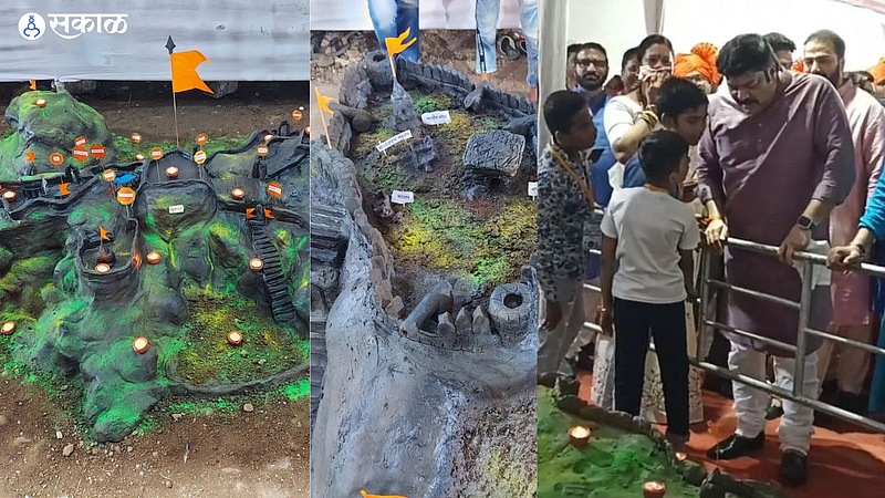 Mumbai School students made diwali forts