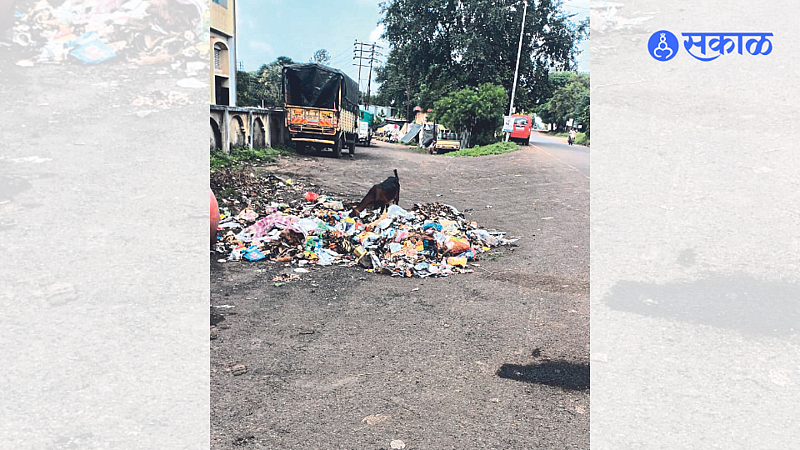 Garbage in city