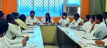 MLA suresh bhole metting
