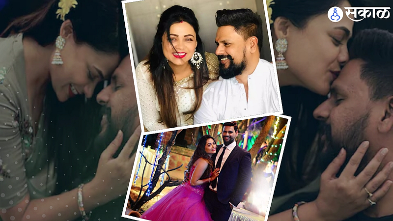 Prarthana Behere shared romantic video with husband Abhishek Javkar they complete five year togetherness anniversary