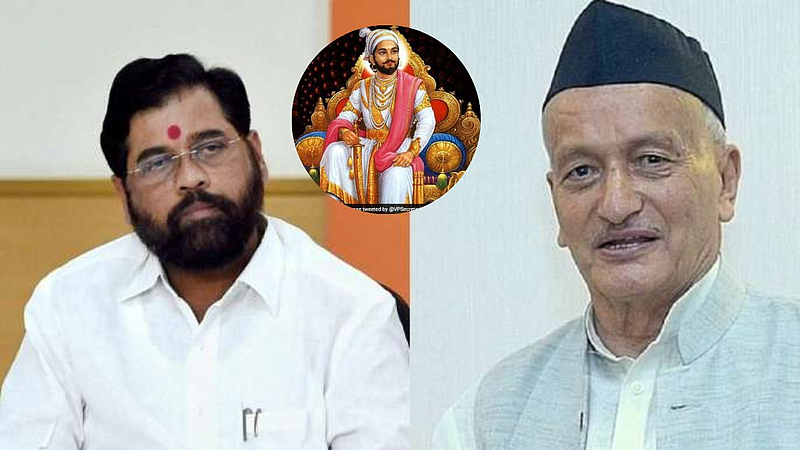 Eknath Shinde and Bhgat Sinh Koshyari