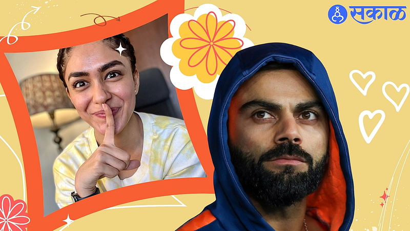 Mrunal Thakur Madly in love with Virat Kohli,Details Inside